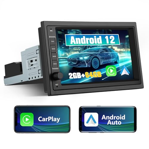 Autorrádio Android 12.0 2GB+64GB Radio Coche 1 Din Universal com Ecrã Táctil de 7 AWESAFE - Aparelhos de áudio e vídeo para veículos e sistemas de painel - android 12.0, 7 polegadas, universal, 1 din