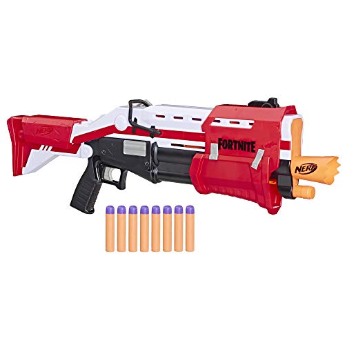 Lançador NERF Fortnite (Idade Mínima: 8 anos) Nerf - Armas de brinquedo e acessórios - fortnite, mecanismo de bomba, dardos mega, 8 anos