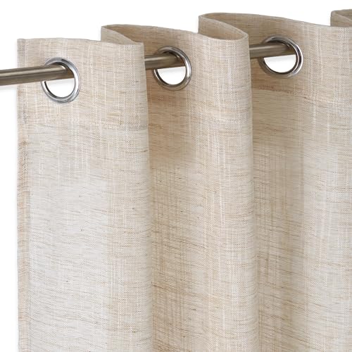Cortina de Transparência VIPALIA (Bege - 300 x 260 cm) Brands Products s.l. - Cortinas e cortinados - transparência, 300x260 cm, bege