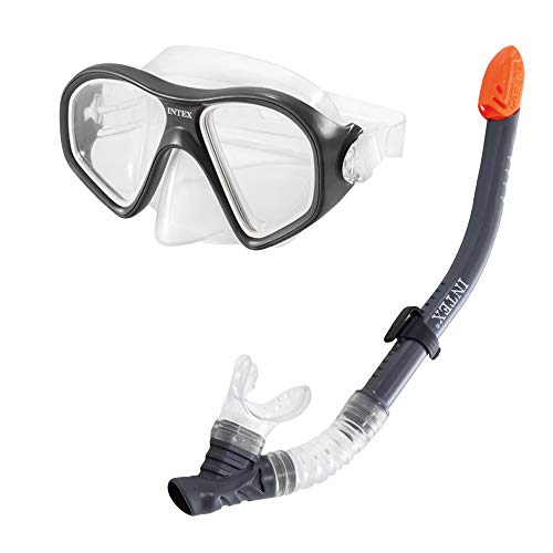 Conjunto de Tubo e Máscara de Natação para Adultos INTEX (Recondicionado Como Novo) INTEX - Conjuntos de equipamento de mergulho e snorkeling - máscara, snorkel, policarbonato, borracha hipoalergénica