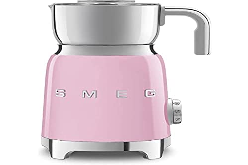 Batedor de Leite SMEG MFF01PKEU (Capacidade: 1.5 L) Smeg - Espumadores de leite e vaporizadores - 1.5 L, rosa, aço inoxidável