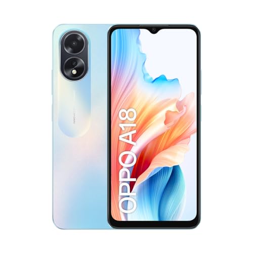 Smartphone OPPO A18 (6.56'' - 4 GB - 128 GB - Preto) Oppo - Telemóveis - 6.56 polegadas, 4 GB, 128 GB, preto