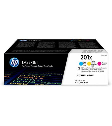 Tóner HP LaserJet Original 201 - CF253XM - Ciano, Amarelo, Magenta HP - Cartuchos de toner e jato de tinta - ciano, amarelo, magenta, hp laserjet