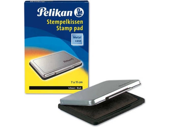 Almofada de Carimbo PELIKAN 331777 (Preto) Pelikan - Tinta, tinta de arte e esmalte - preto, metal, 110 mm, 70 mm