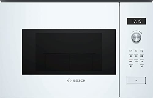 Micro-ondas Encastrável Bosch BFL524MW0 | 20 L | 800 W | Branco (Preparação de Alimentos a Quente) Bosch - Fornos de microondas - encastrável, 20 l, 800 w, branco