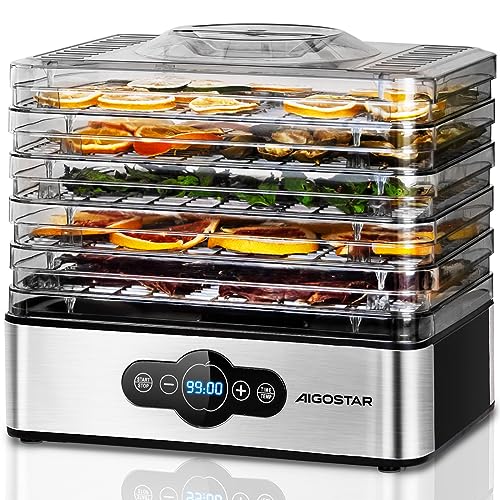 Desidratador de Alimentos AIGOSTAR Crispy Aigostar - Desidratadores de alimentos - desidratador, alimentos, aigostar crispy, 240W, dehidratadores, sin bpa