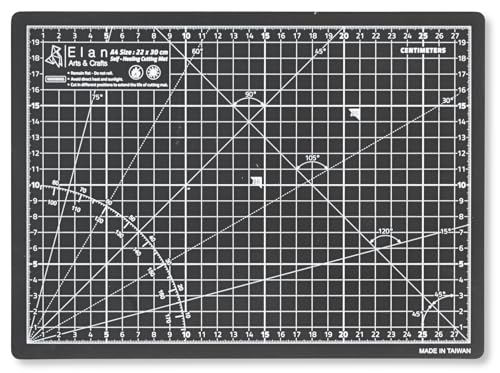 Base de Cortar ELAN Topo (A4 - Preto) BG Productions - Tapetes de corte - a4, preto