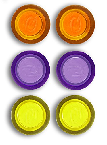 Nobo Quartet Magnets 6 Pcs (Recondicionado Como Novo) Rexel - Ímãs de geladeira - magnéticas, 6 peças, formas coloridas, aprender contagem