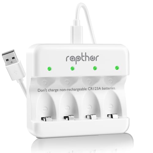 Rapthor Bateria Cr123a Carregador Rápido Para Câmara de Vídeo Arlo MSW (Shenzhen) Technology Limited - Carregadores de bateria de câmera - bateria cr123a, carregador rápido, câmara de vídeo arlo, litio, certificada ce fcc rohs