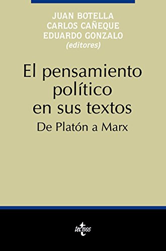Livro El Pensamiento Político En Sus Textos de José María Zabalza (Espanhol) Tecnos - Livros - livro, pensamento político, textos, José María Zabalza
