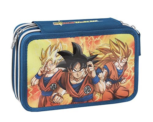 Estojo DRAGON BALL (Multicor - Poliéster) Franco Cosimo Panini - Organizadores de mesa - dragon ball, multicor, poliéster, 30,5 x 43 cm