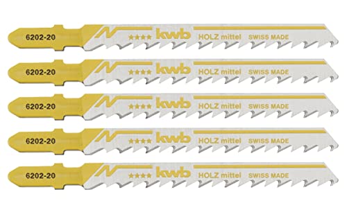 Conjunto de 5 Lâminas para Serra Tico-tico KWB 620225 kwb - Lâminas de serra - conjunto, 5 lâminas, serra tico-tico