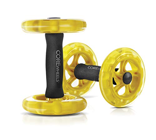 Core Wheels e Abdominal Trainer SKLZ Amarelo (Recondicionado Como Novo) SKLZ - Rodas e rolos abdominais - core wheels, abdominal trainer, recondicionado