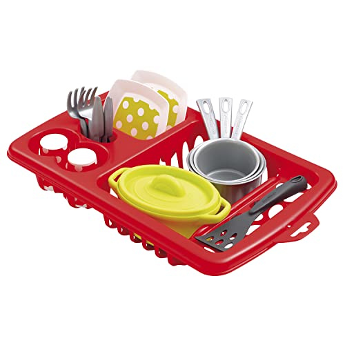 Jogos Didáticos ECOIFFIER 956 (1.5 anos) Ecoiffier - Cozinhas de brinquedo e alimentos de brincar - jogos didáticos, ecoiffier 956, 1.5 anos, pratos adornados, 4 pratos, 4 copos