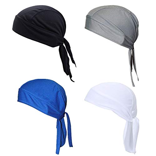 Guifier 4 Unidades Bandanas Desportivas Bandana Capa de Cabeça Ajustável GUIFIER - Acessórios para cabelo - bandanas, desportivas, capa de cabeça, ajustável
