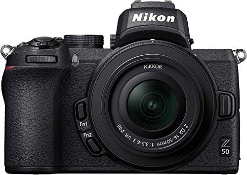 Kit Máquina Fotográfica Mirrorless NIKON Z50 (APS-C) + Z DX 16-50mm f/3.5-6.3 VR Nikon - Câmeras digitais - mirrorless, APS-C, z dx 16-50mm