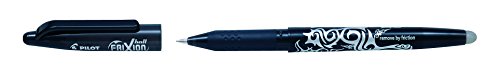 Esferográfica PILOT Frixion Ball (Preto - 0.7 mm - 12 Unidades) Pilot - Canetas - borracha, fricção, ponta de bola, grip de borracha