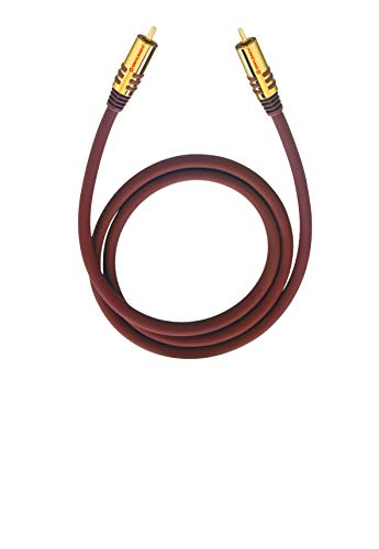 Cabo de Áudio OEHLBACH (RCA - 1 m - Vermelho) OEHLBACH - Cabos de áudio e vídeo - 1 m, RCA, masculino, vermelho