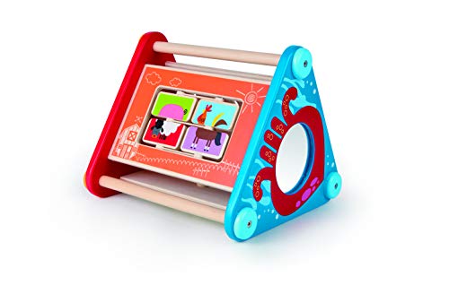 Brinquedo Didático HAPE TOYS E0434 (1 anos) HAPE - Brinquedos de atividade para bebês - 5 lados, carretes, bolas, bloco