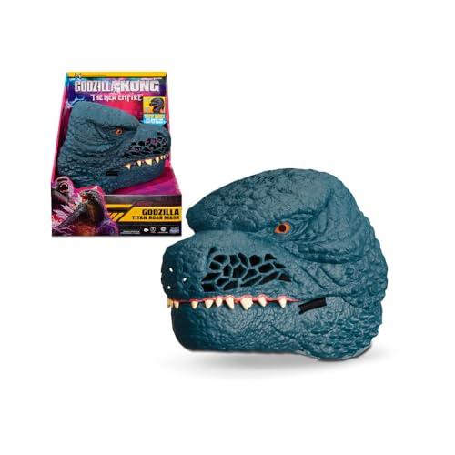 Máscara DISFRAZZES Monster Versus Godzillla Famosa - Brinquedos - efeitos sonoros, luzes, 3 modos, pilhas aa