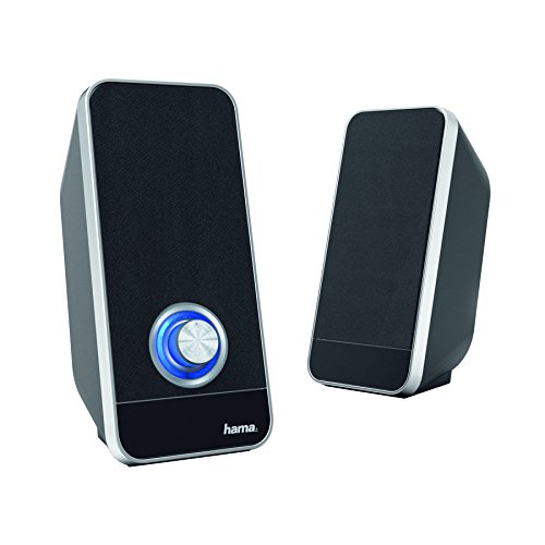 Colunas 2.0 HAMA Sonic LS-206 (PC e Consolas - 6 W) Hama - Alto-falantes - 2.0 canais, 6 w, analógico, 50-20000 Hz