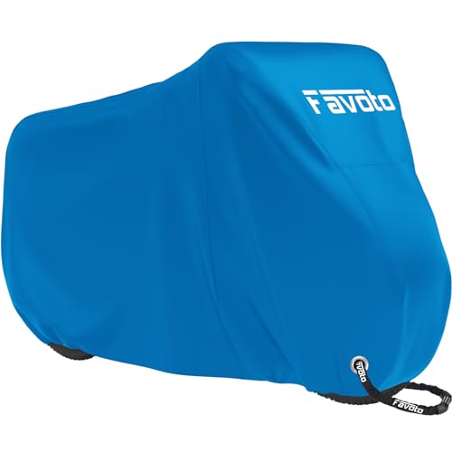 Capa para Bicicleta FAVOTO Exterior (Azul) Favoto - Capas para bicicletas - impermeável, 210D oxford, proteção contra chuva, orifício de bloqueio