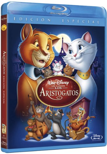The Aristocats Blu-Ray Pack (Edição em Espanhol) Disney - Dvds e vídeos - aristocats, blu-ray, edição em espanhol