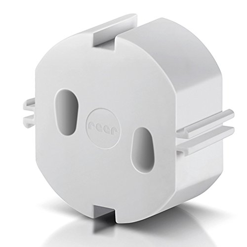 Protetor de Tomada REER 2907 (Branco - Plástico) Reer - Móveis para bebês e crianças pequenas - proteção elétrica, segurança, fácil remoção