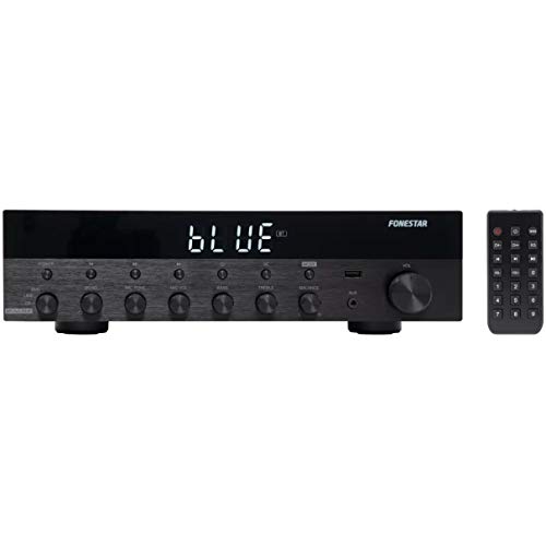 Amplificador FONESTAR AS3030 Preto (2 Canais - 20 W) FONESTAR - Amplificadores de áudio - 20 w, 2 canais, preto, 20-20000 Hz