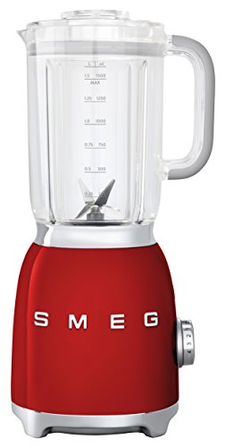 Liquidificador SMEG BLF01RDEU (800 W - 1.5 L) Smeg - Batedeiras e liquidificadores - 800 w, 1.5 L