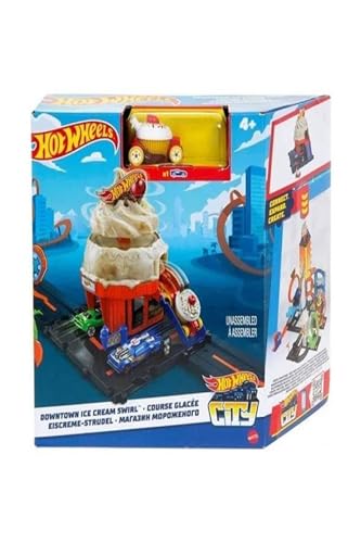 Pista HOT WHEELS City Frozen Treats Ice Cream Truck Hot Wheels - Conjuntos de brinquedos - pista, Hot Wheels, frozen treats, ice cream truck