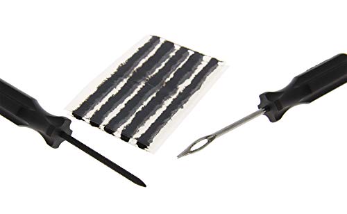 Conjunto de Ferramentas para Bicicleta CARTERC 213218 Cartec - Ferramentas para reparo e troca de pneus de veículos - kit de ferramentas, preto, metal, girelha de aço