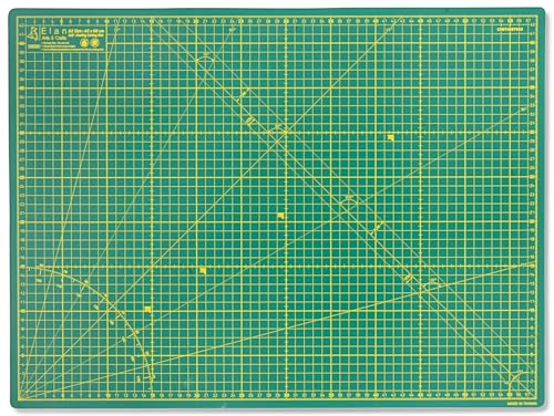 Base de Corte A2 Verde ELAN (60 cm x 45 cm) BG Productions - Tapetes de corte - 60x45cm, PVC reciclado, autocurativo