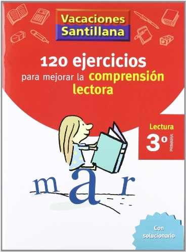 Livro Vacaciones Santillana 120 Ejercicios Para Mejorar La Comprehensión Lectora de María Luisa Fernández (Espanhol) Libros - Livros - livro, vacaciones, santillana, comprehensão leitora