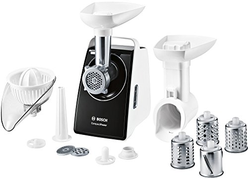 Picadora BOSCH Mfw3850B (500 W - Lâminas de corte em aço inoxidável) Bosch - Moedores de alimentos - 500 W, lâminas aço inoxidável