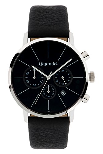 Relógio Masculino GIGANDET Minimalist Preto Gigandet - Relógios - preto, aço inoxidável, resistente à água