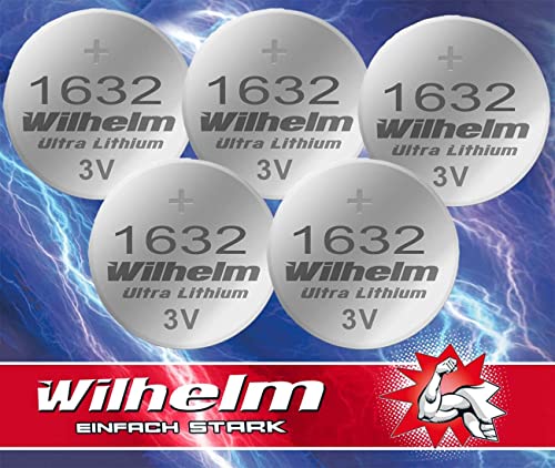 Pilha Recarregável AGFA DL1632/CR1632 (3V - 140mAh) Wilhelm - Baterias - litio, 3V, 140mAh, CR1632