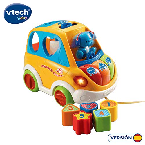 Brinquedo educativo VTECH Miniauto Colorín Vtech Infantil - Brinquedos - educativo, luzes, sons, piano, faróis