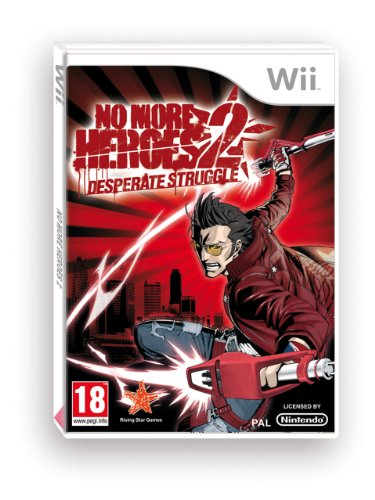 Jogo Wii No More Heroes 2 (Mature - Action) Nintendo - Software de jogos de vídeo - jogo, wii, no more heroes 2, travis touchdown, ação, mature