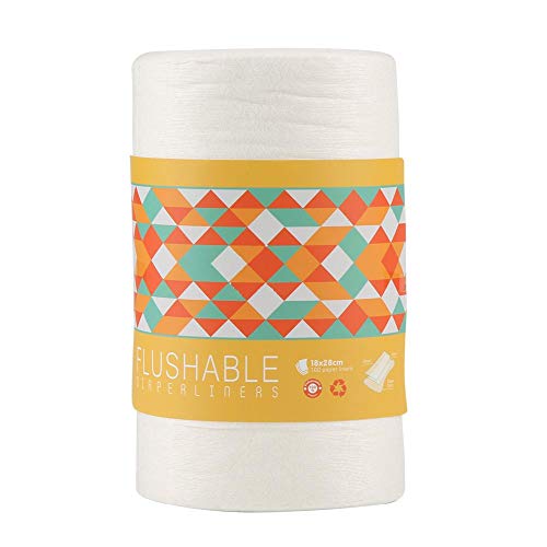 Fraldas Reutilizáveis BAMBU 100 Unidades Zerodis- - Forros de fralda - reutilizáveis, bambu, 100 unidades
