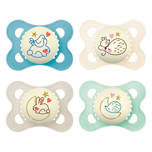 Chupetas MAM Original Night Silicone 4 Unidades MAM GmbH - Cuidados com a higiene oral - 