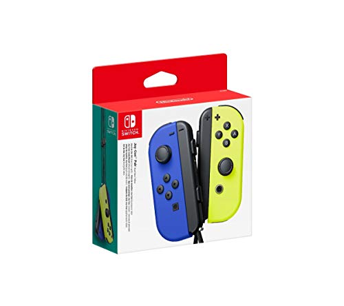 Joy-Con Nintendo Switch (Set Esquerdo Direito - Azul e Amarelo Neón) Nintendo - Controladores de jogo - azul, amarelo neón, set esquerdo direito