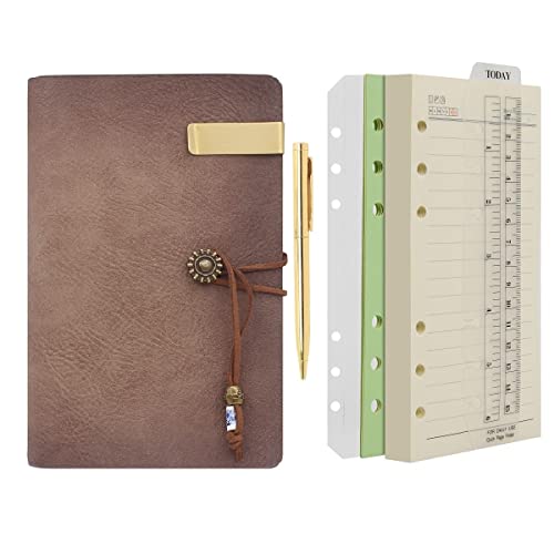 Capas para Cadernos WOnderpool Leather Loop Book Cover Wonderpool - Cadernos e bloco de notas - couro, fecho, caneta, 160 páginas