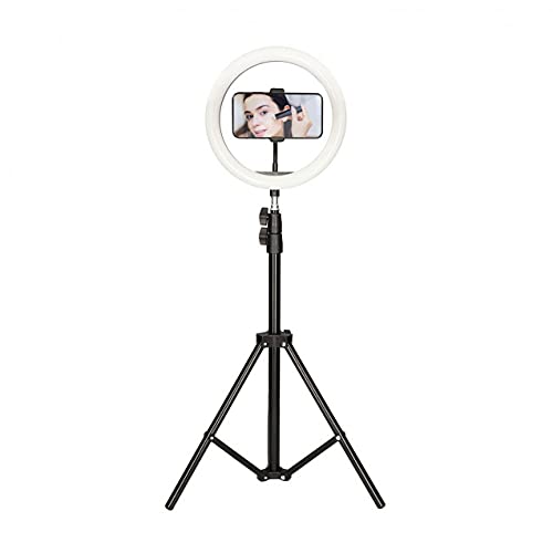 Kit de Estúdio KSIX KSTU-0099 (Smartphone - Preto) Ksix - Iluminação de estúdio & flashes - kit estúdio, smartphone, preto, tripé extensível, anel led, temperatura luz