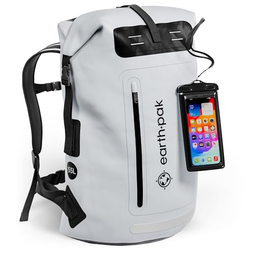 Mochila EARTHPAK Waterproof (Universal - Preto) Earth Pak - Mochilas - 10 L, fecho de correr, água, universal