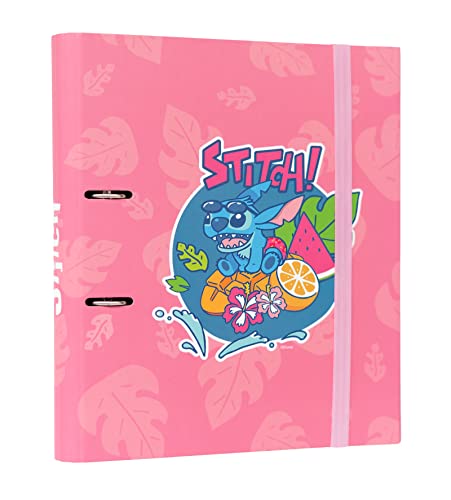 Dossier DISNEY Stitch (Branco - Polipropileno) Erik Editores - Pastas Organizadoras - pastas, organização, stitch, pessoais, escolares, oficiais