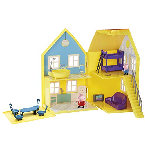 Casa de Bonecas PEPPA PIG House Of (Idade Mínima Recomendada: 3 anos) Bandai - Brinquedos - casa, bonecas, peppa pig, acessórios, porta aberta, luzes sons