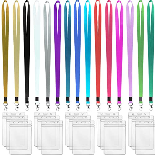 Suporte para Cartões de Identificação 15 Pcs Belugsin - Porta-crachás e porta-bilhetes - suporte, cartões de identificação, 15 pcs, pvc, nylon, tamanho
