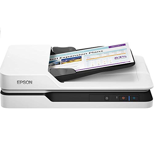 Epson Workforce DS-1630 Flatbed scanner 600 x 600 DPI A4 Preto, Branco Epson - Digitalizadores - flatbed, 600x600 dpi, a4, preto e branco