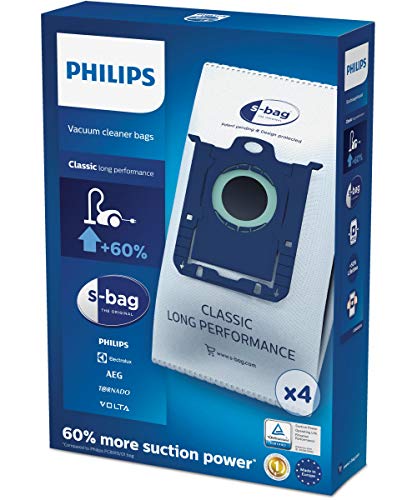 Saco de Aspirador PHILIPS FC8021/01 (3 L) Philips - Acessórios de aspirador - 3 L, filtro hepa, indicador de sobre carregamento, polietileno